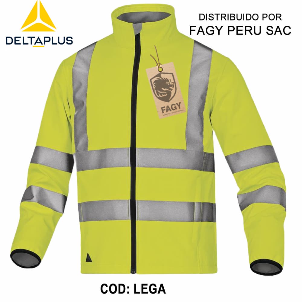 Chaqueta de poliéster 3 capas laminadas Lega - Deltaplus