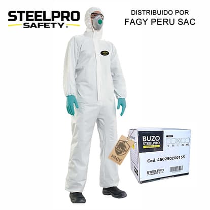 Traje descartable Steelpro con capucha - Steelpro