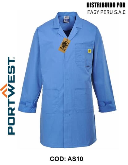 Bata ESD antiestática AS10 - PORTWEST
