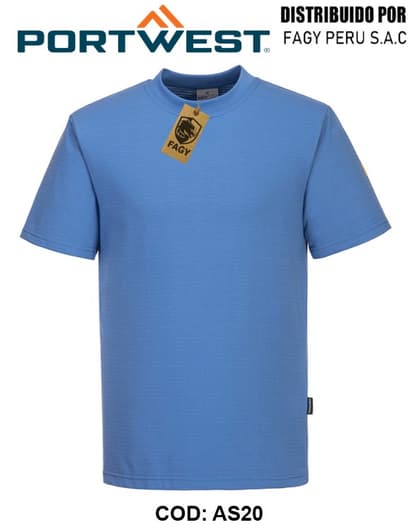 Camiseta ESD antiestática AS20 - PORTWEST