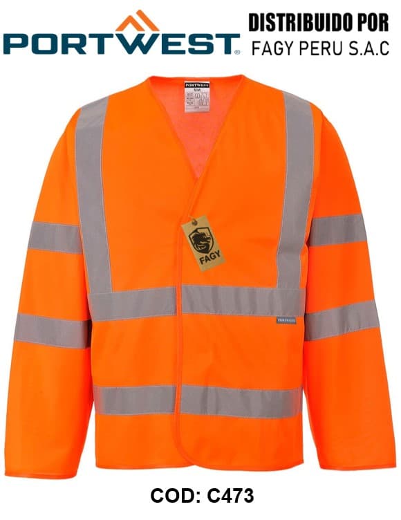 Chaqueta con tirantes y dos bandas C473 - PORTWEST