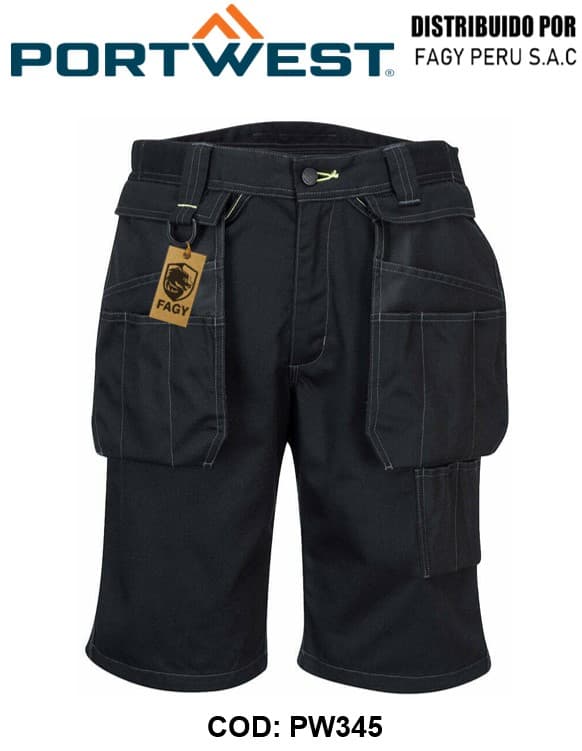 Bermudas de trabajo con bolsillos de pistolera PW345 - PORTWEST