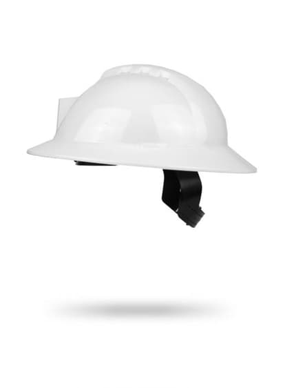 Casco Milenium Class FB S/V Slot Blanco con arnés textil - Libus