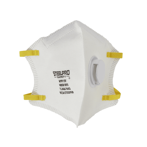 Respirador Descartable Plegable M 9910V c/Válvula - Steelpro