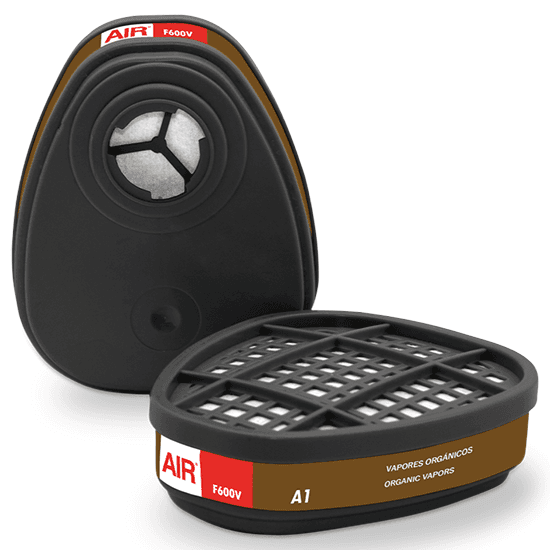 Cartucho AIR F600V Vapores Organicos - Air Safety