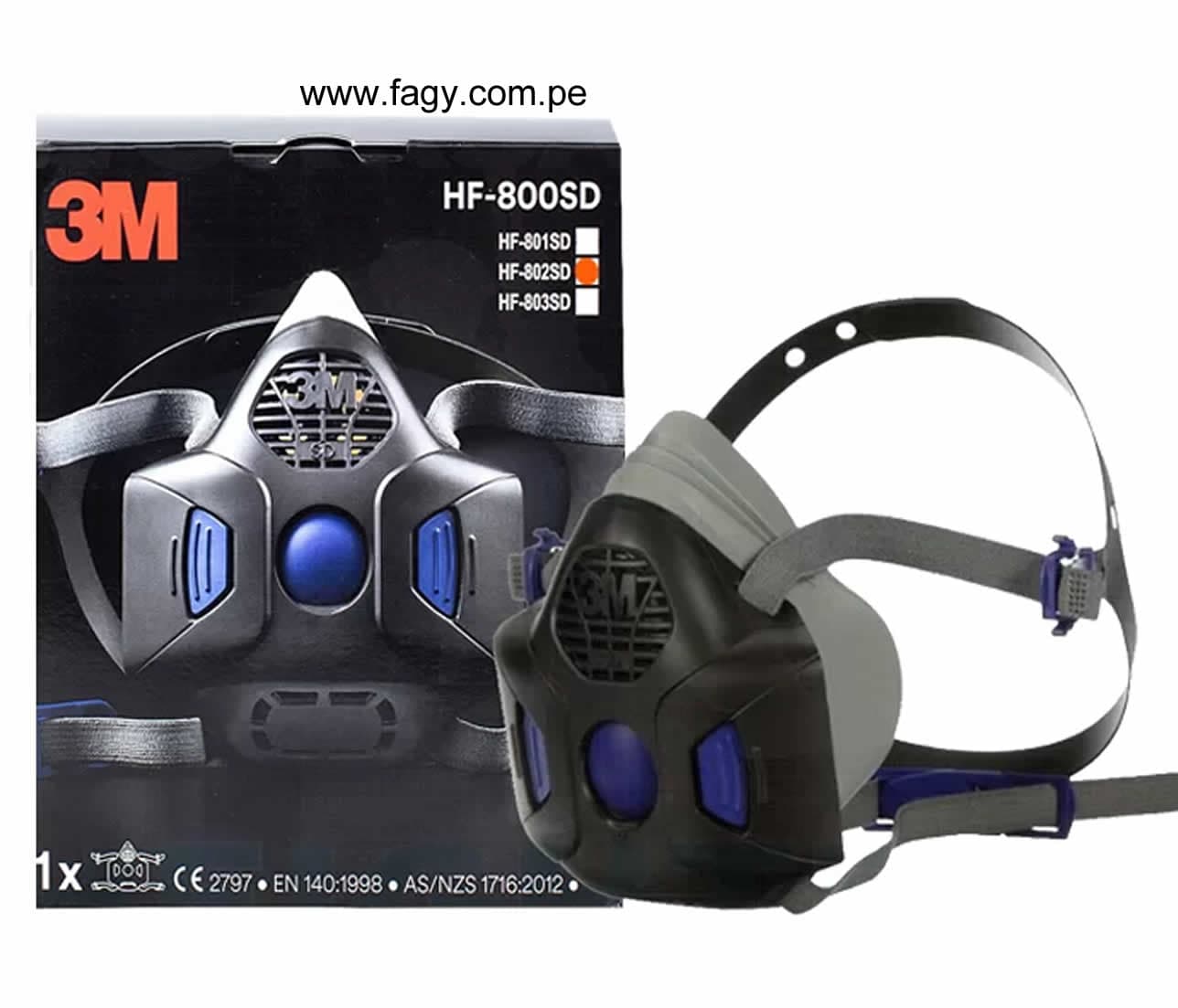Respirador HF-802 Medium - 3M