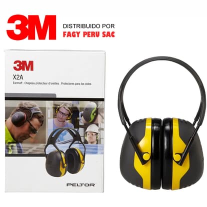 Orejera 3M X2A Serie X con Banda 24dB - 3M