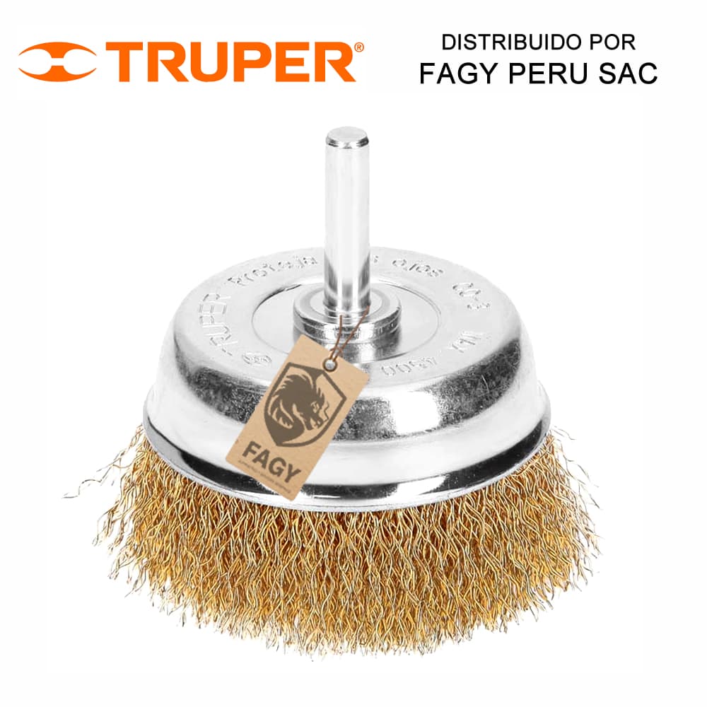 Escobilla tipo copa 2-3/4″ Truper 11572 - Truper