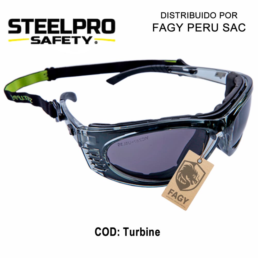 Lente Turbine Oscuro Steelpro - Steelpro