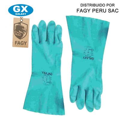 Guante Gx Nitrilo 13″ Resistente A Quimicos - Galaxy