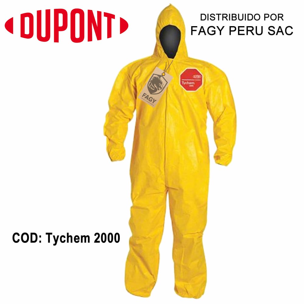 Traje contra quimicos tychem 2000 Dupont - Dupont