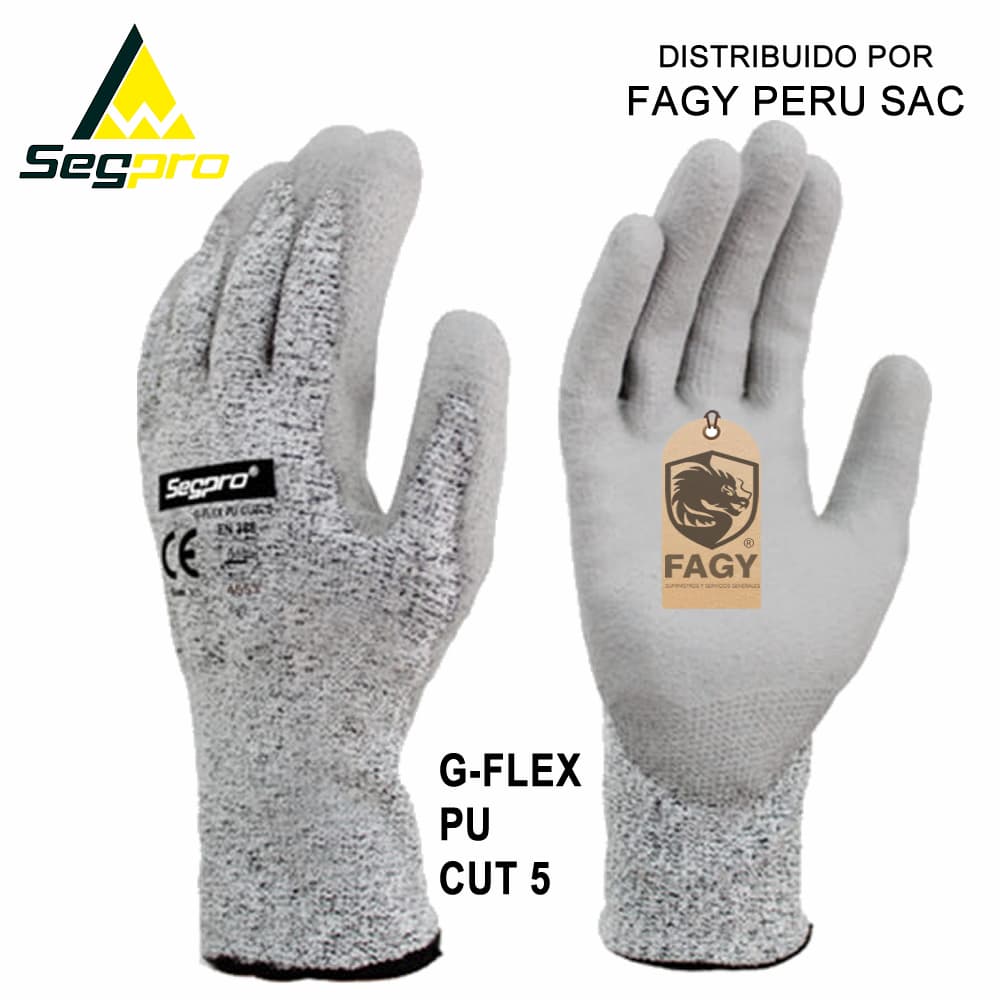 Guante anticorte G-flex cut 5 segpro - Segpro