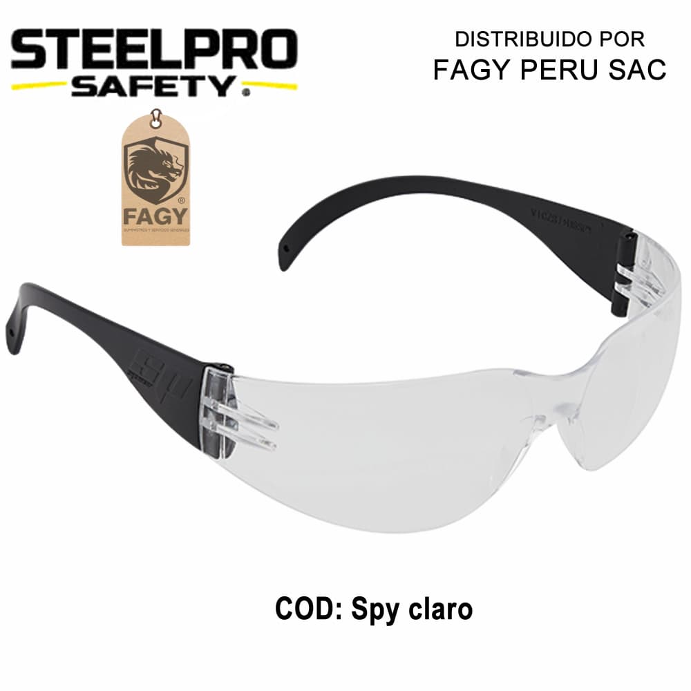 Lente de seguridad Spy claro Steelpro - Steelpro