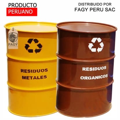 Cilindro de metal para reciclaje - Producto Nacional