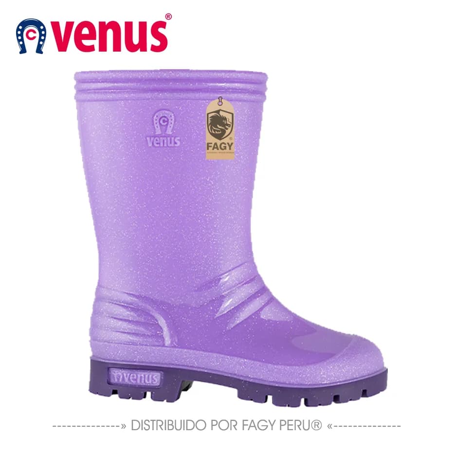 Bota infantil venus sin sticker violeta - VENUS