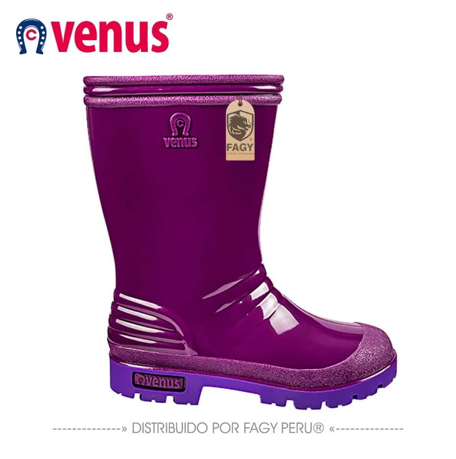 Bota sin sticker venus infantil morado - VENUS