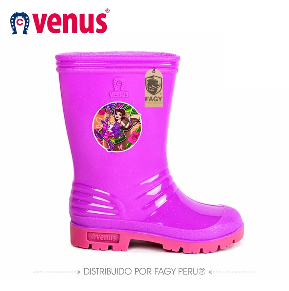 Bota venus infantil con sticker flora - VENUS