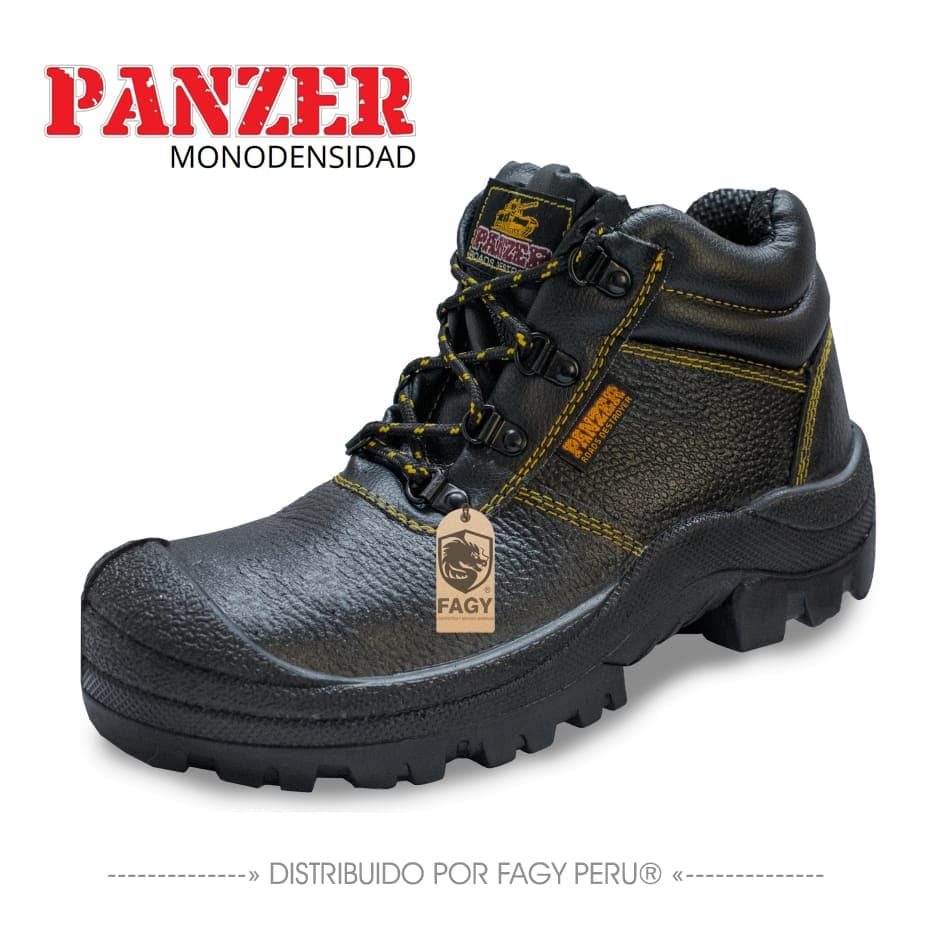 Calzado punta de acero monodensidad Armata panzer - Producto Nacional