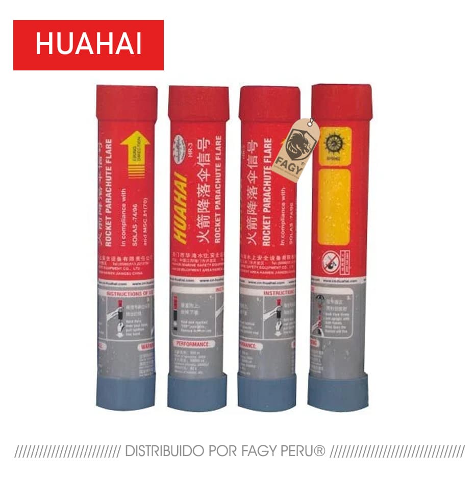 Bengala tipo cohete Huahai - Huahai