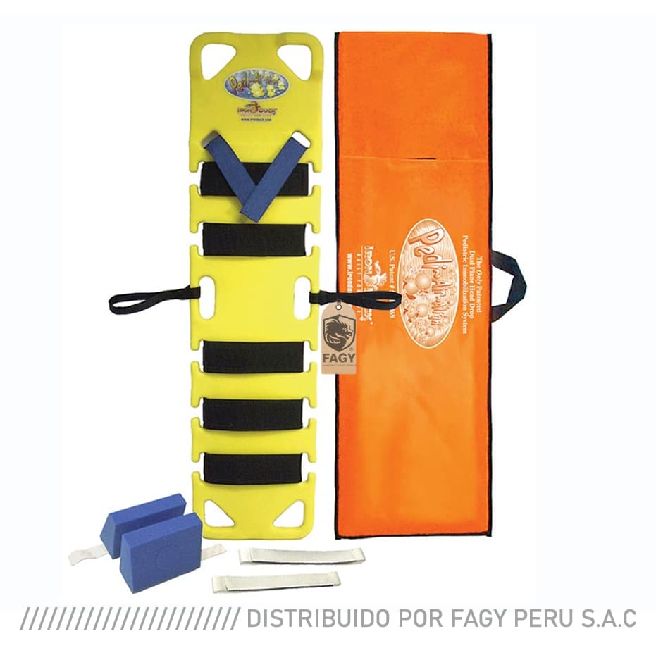 Camilla rígida pediátrica amarillo - Iron Duck