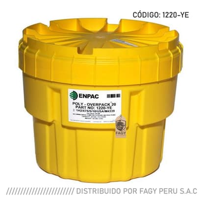 Contenedor overpack de 20 galones codigo 1220-w - Producto Importado