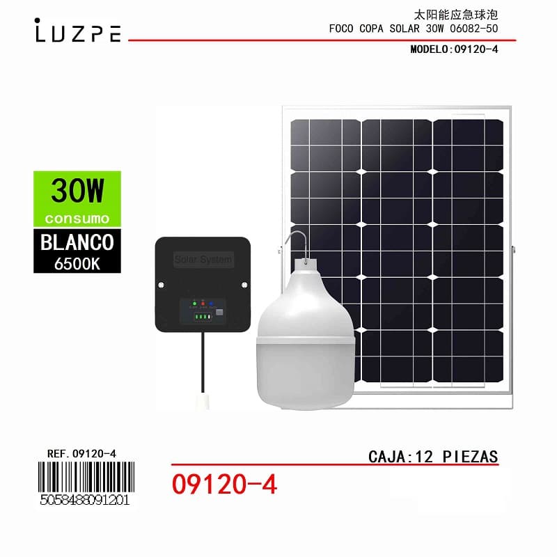 Foco con Panel Solar DÚO 60W - Importado