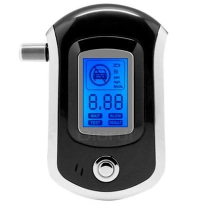 Alcoholímetro digital AT-6000 5 boquillas - Producto Importado