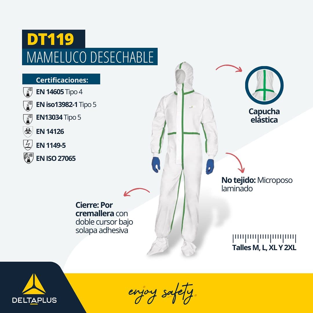 Traje DT119 4B Laminado Delta Plus