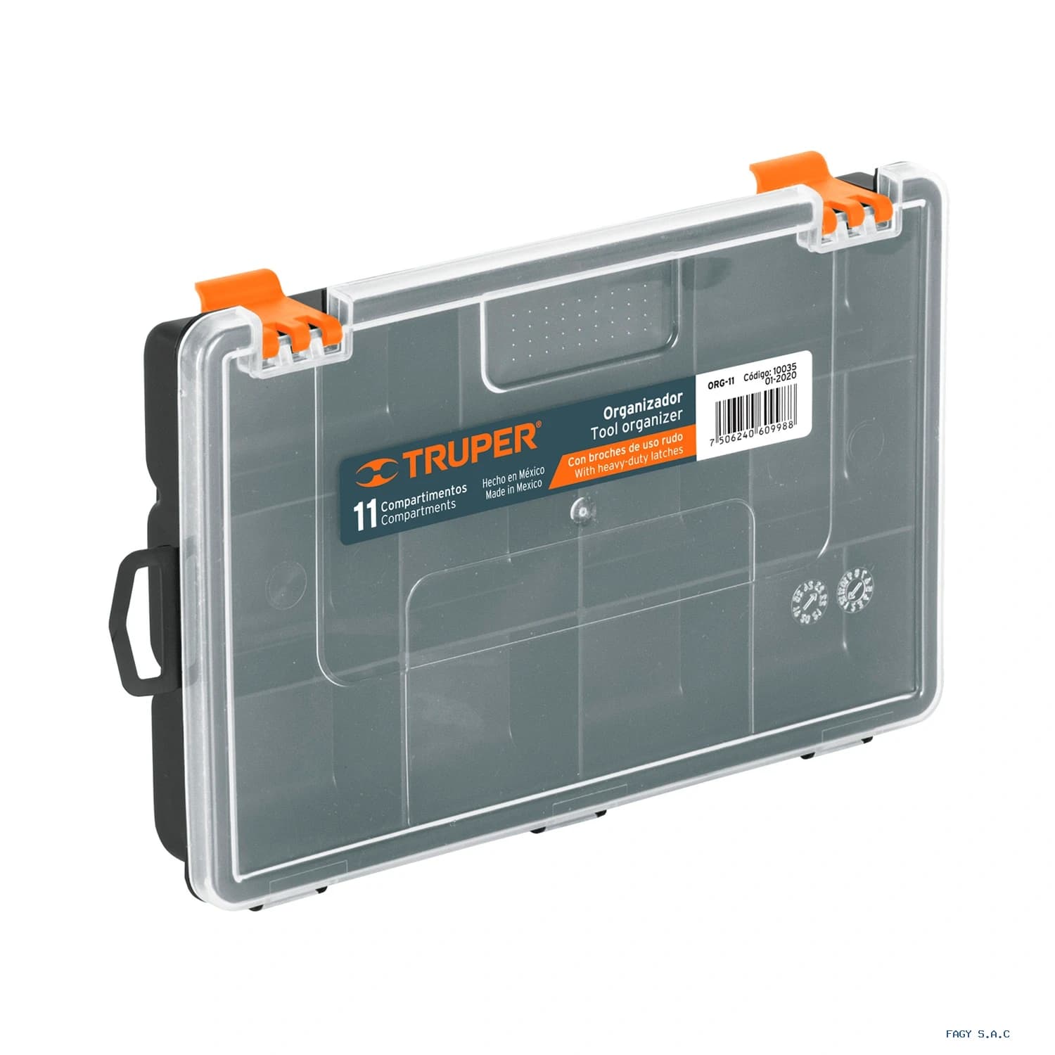 Organizador 9" con 11 compartimentos, Truper 10035