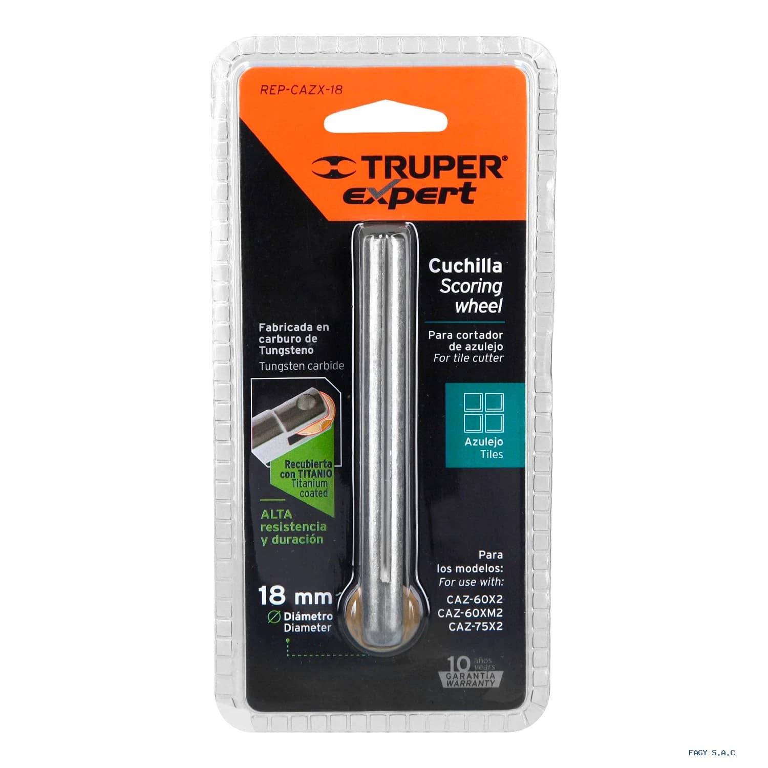 Repuesto de cuchilla para cortador de azulejo 18 mm 15832 - Truper