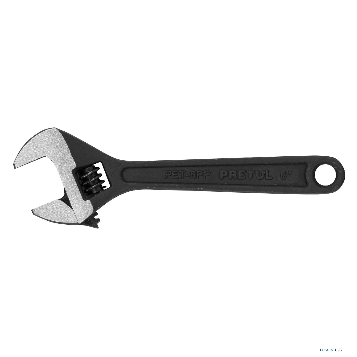 Llave ajustable (perico) 6" pavonada, Pretul PET-6PP 21822