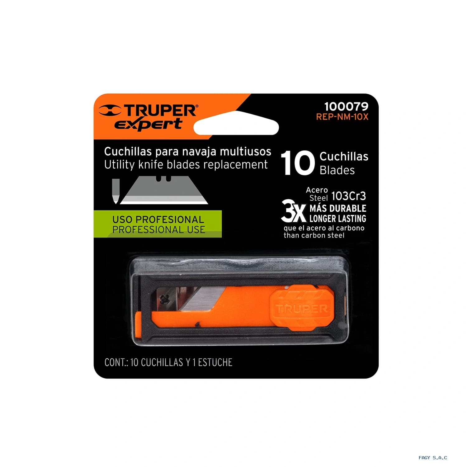 Dispensador con 10 cuchillas para NV-7X y NM-6 Expert 100079 - Truper