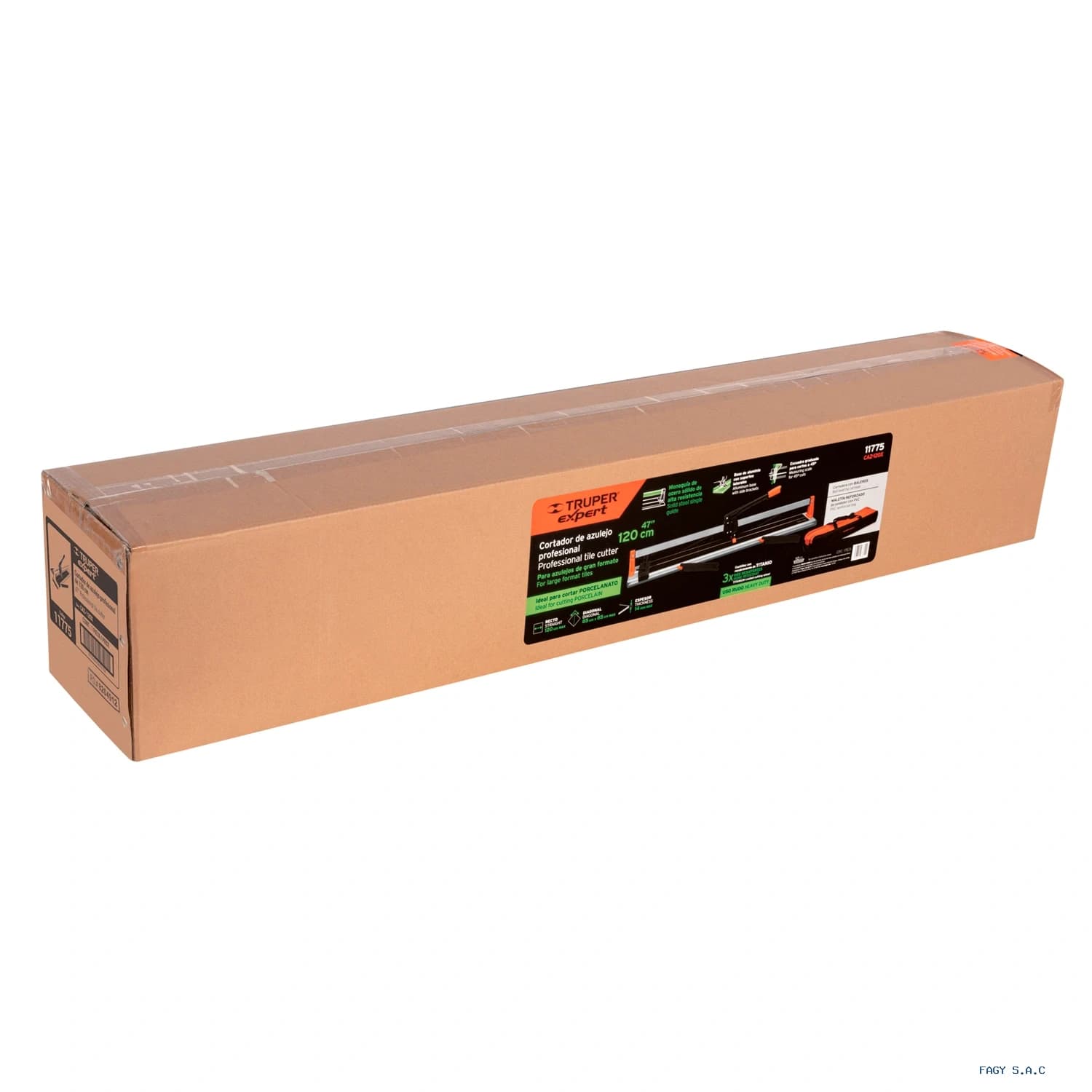 Cortador azulejo 47″ (120 cm) gran formato maletín Expert 11775 - Pretul