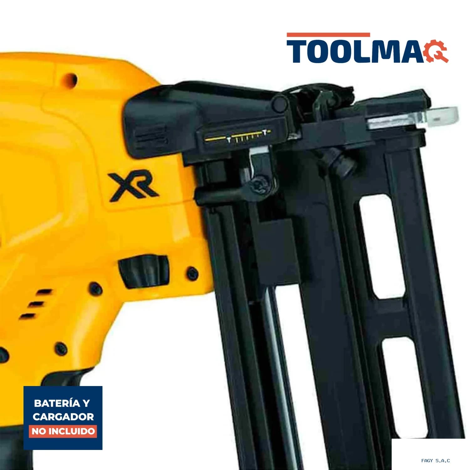 Clavadora Recta 20 V 110 clavos Xr Calibre 16 Baretool (Sin Batería/Sin Cargador) Dewalt DCN662B