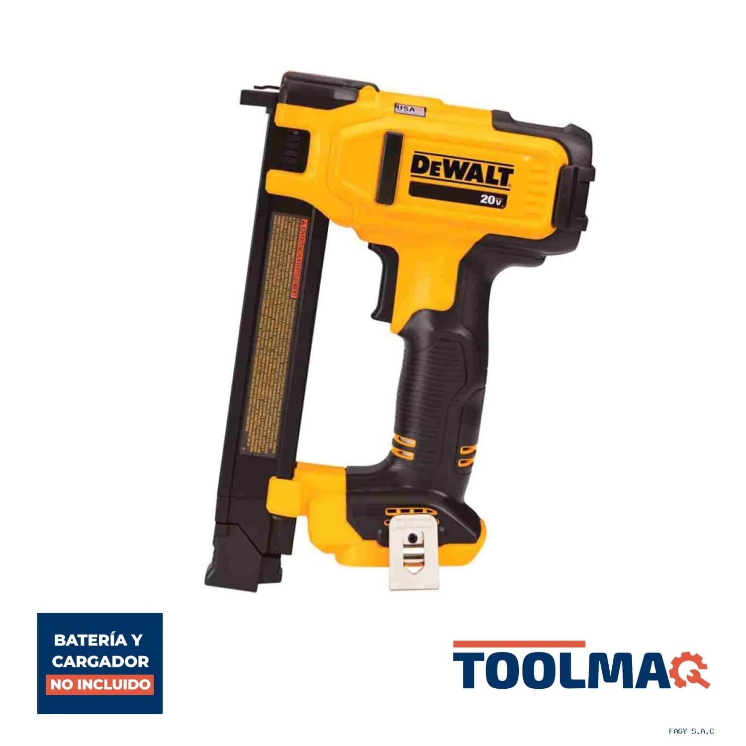 Engrapadora 20 V Baretool (Sin Batería/Sin Cargador) Dewalt DCN701B