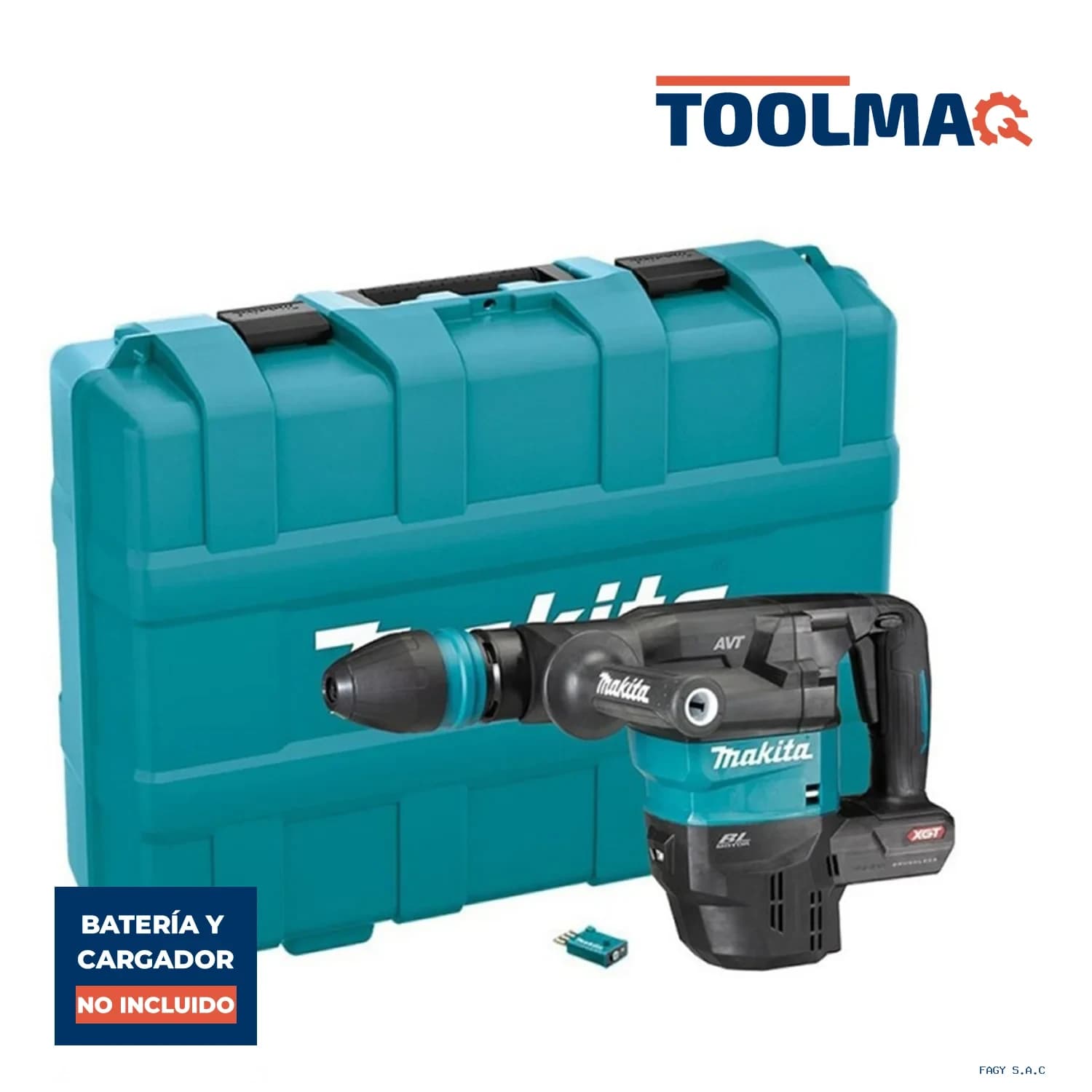 Martillo Demoledor Sds-Max 40V XGT BL 9.4J Baretool Makita HM001GZ