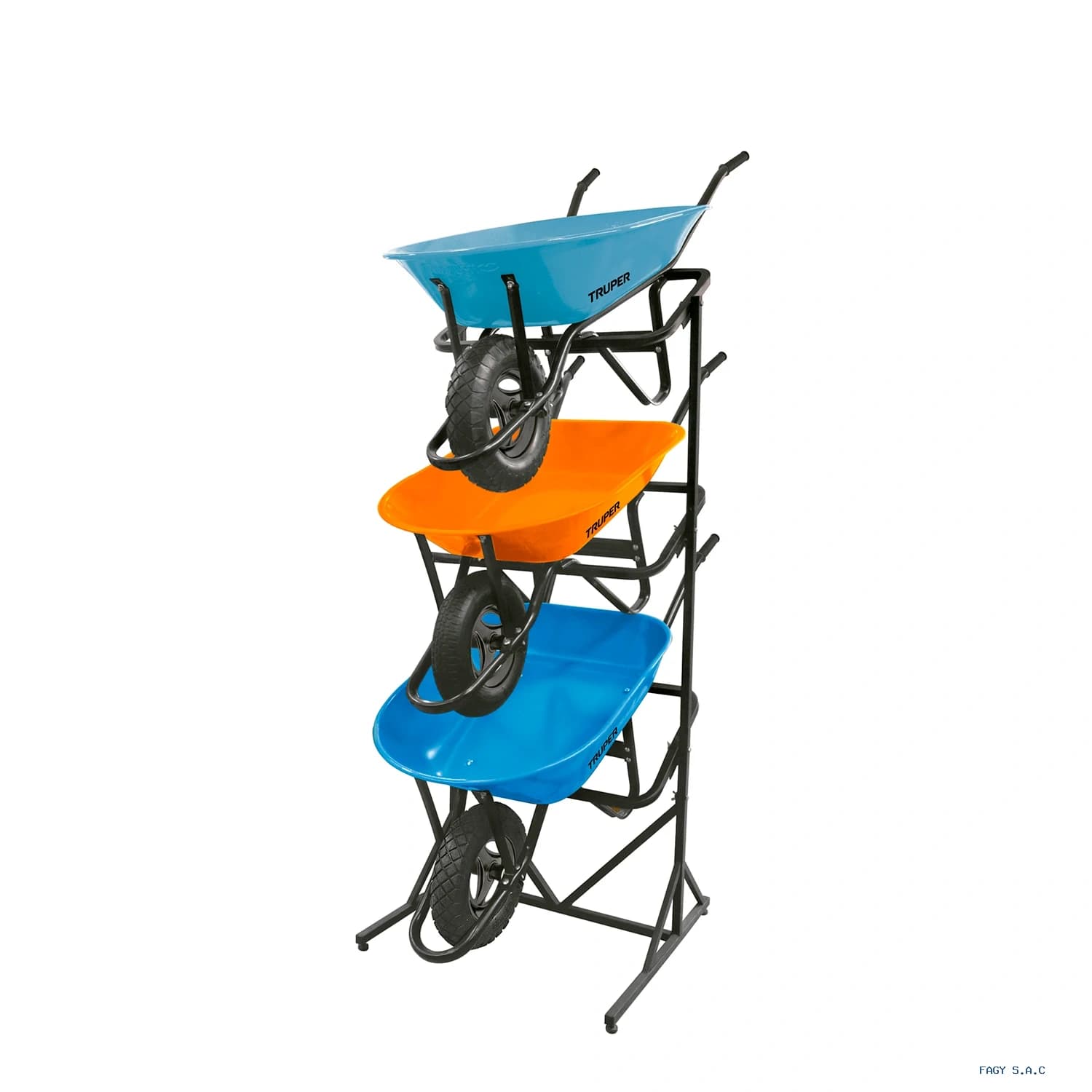 Rack para 3 carretillas estibadas Truper 50160 - Truper
