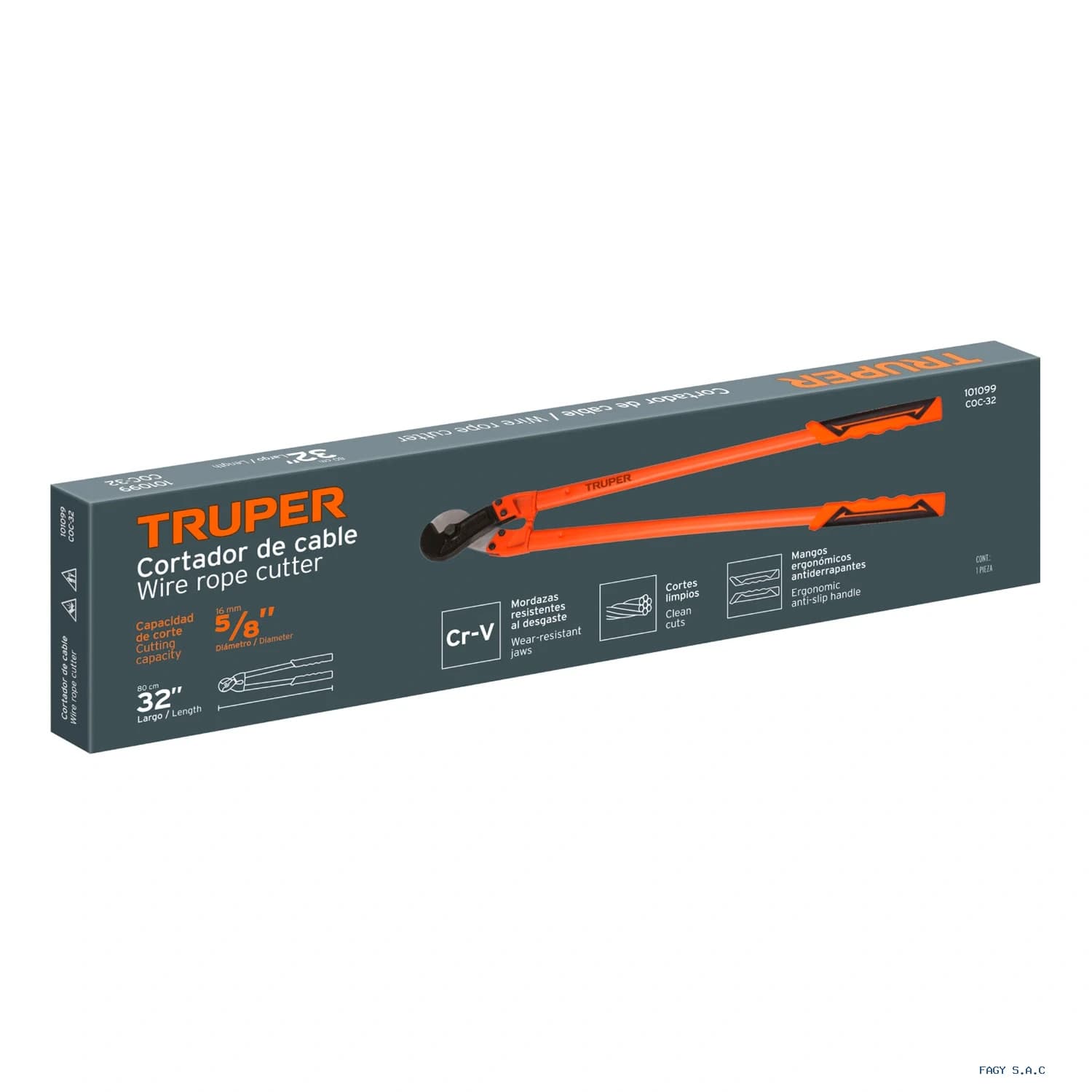 Cortador de 32″ de cable y alambre Truper 101099 - Truper