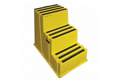Taburete plástico 3 pasos marca Grainger - Grainger