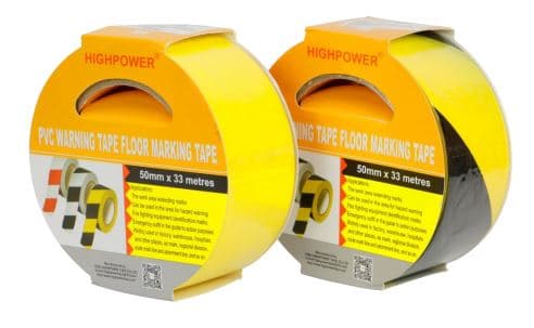Cinta señalizadora de pvc amarillo Highpower - Highpower