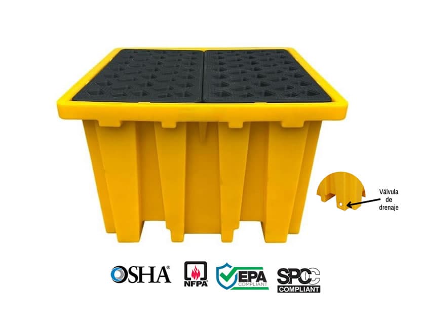 Pallet antiderrame para IBC de 135cm - Producto Importado