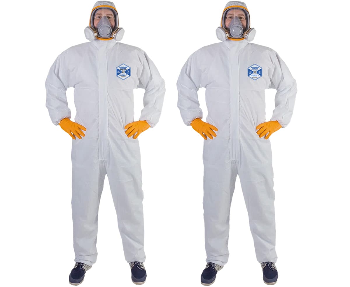 Traje Tyvek blanco de 63 gr Micromax Airflex - Producto Importado