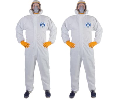 Traje Tyvek blanco de 63 gr Micromax Airflex - Producto Importado