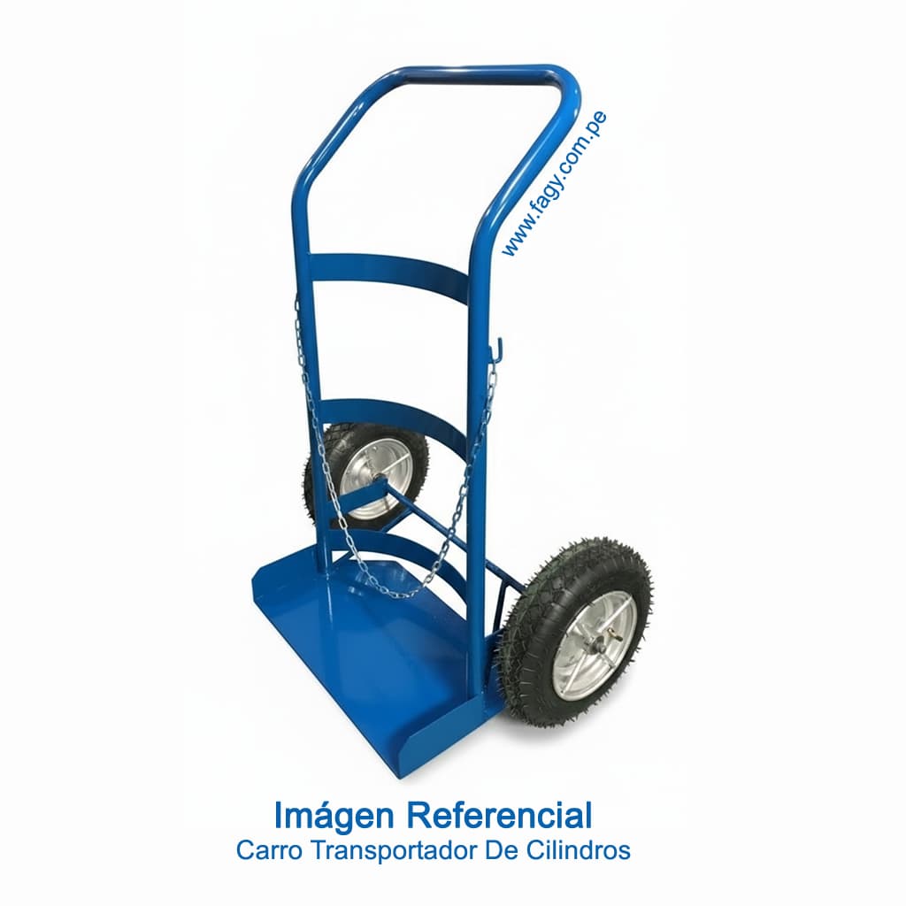 Carro transportador 55 gls- 200 lts jebe macizo - Producto Importado