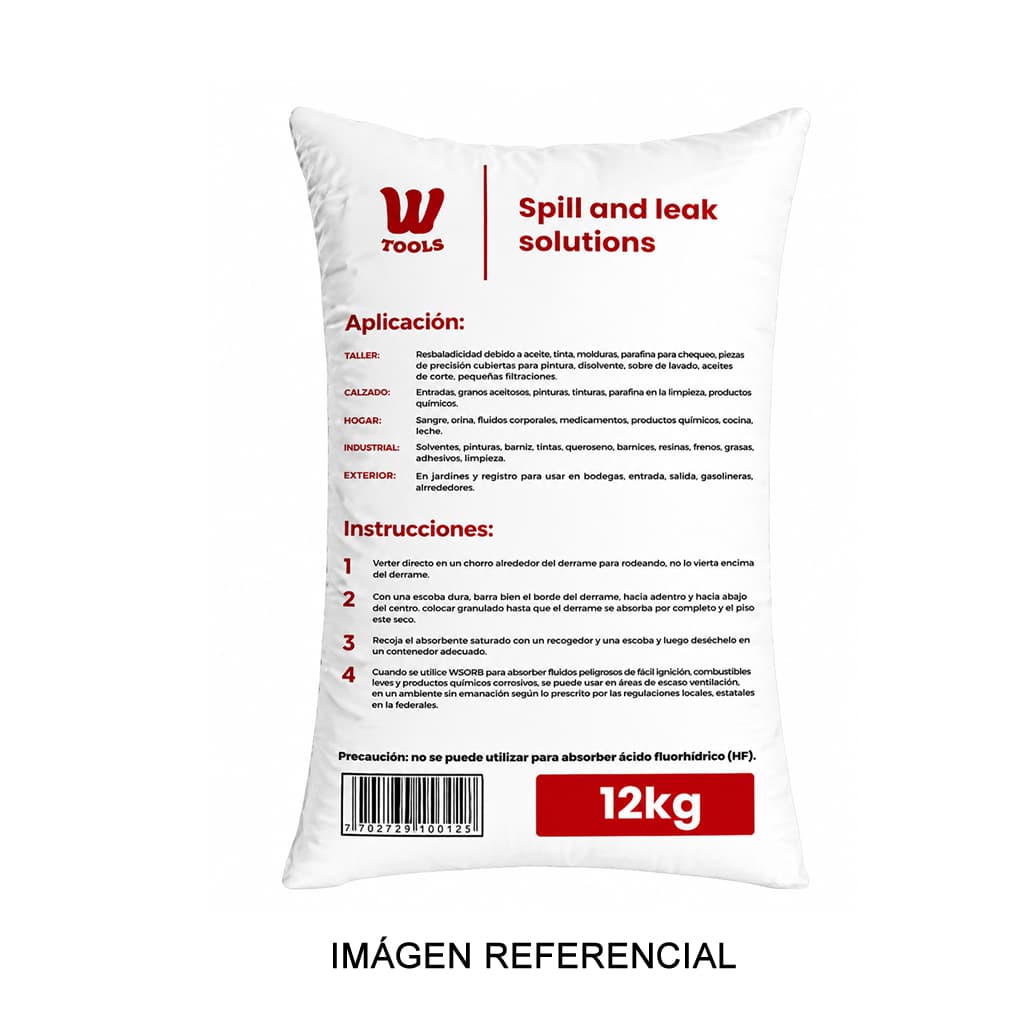 Absorbente Granulado 12 kg WSORB-12 - TOOLS