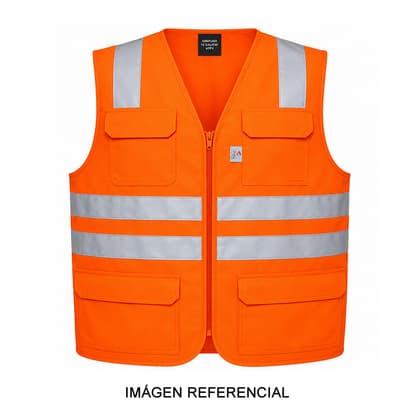 Chaleco Ignífugo de 12 cal/cm² con cinta reflectiva - Producto Nacional