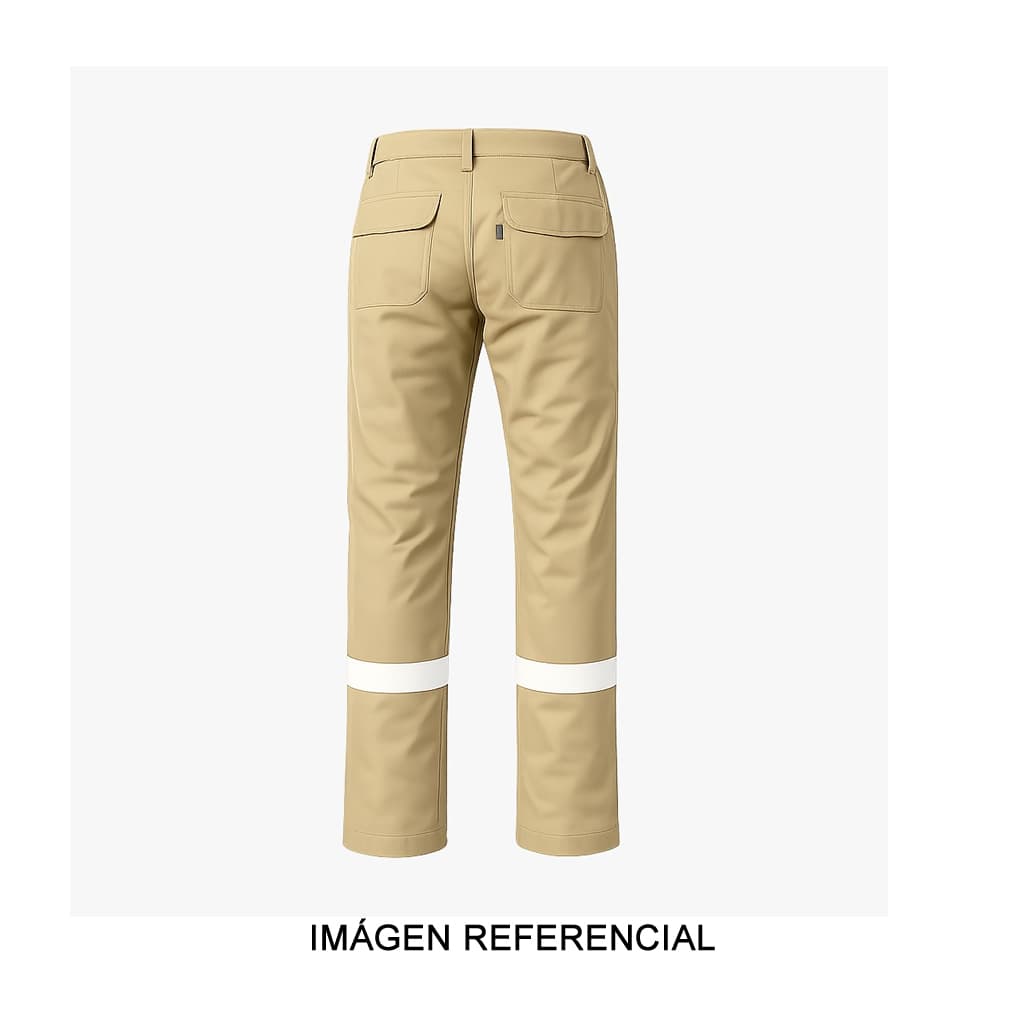 Pantalón Ignífugo de 34 cal/cm² con Cinta Reflectiva - Producto Nacional