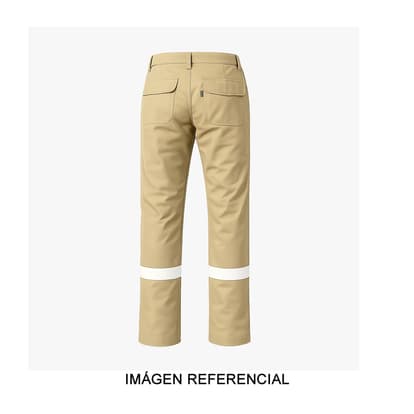 Pantalón Ignífugo de 34 cal/cm² con Cinta Reflectiva - Producto Nacional