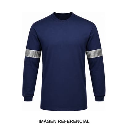 Polo Ignífugo de 12 cal/cm² con cinta reflectiva - Producto Nacional