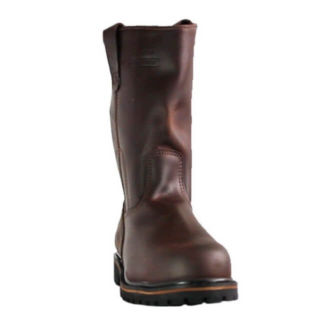Bota campera caña alta de cuero 8609